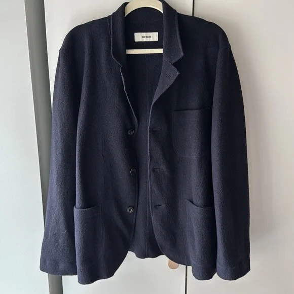 Buck Mason Felted Wool Chore Utility Jacket Coat - Picture 8 of 12